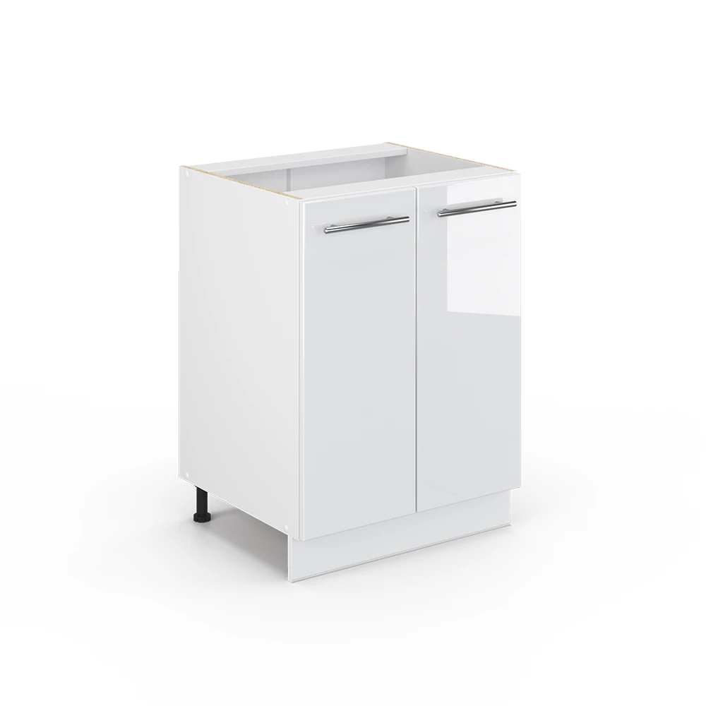 Midischrank Fame-Line Weiß Hochglanz 60 x 82 cm ohne Arbeitsplatte Vicco