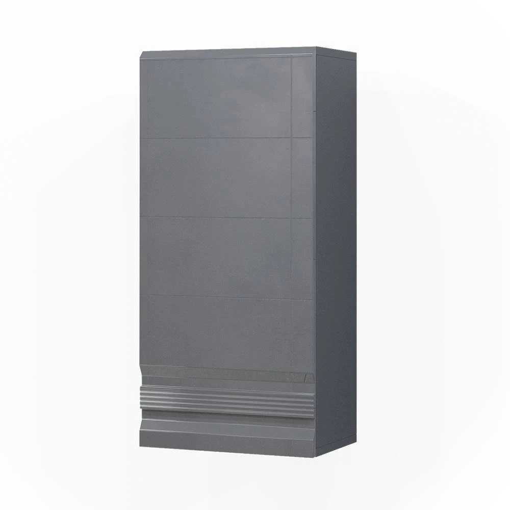 Badschrank Fredd Anthrazit Hochglanz 36.4 x 77 cm Vicco