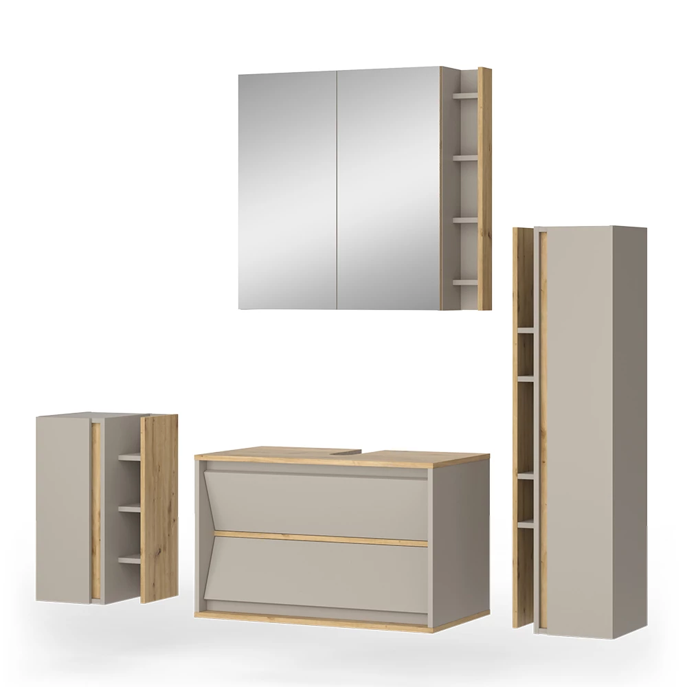 Badmöbel-Set Edelin Cashmere 4 Teile Vicco