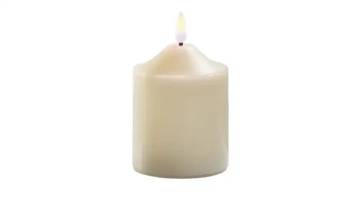 LED-Echtwachskerze 12 cm
