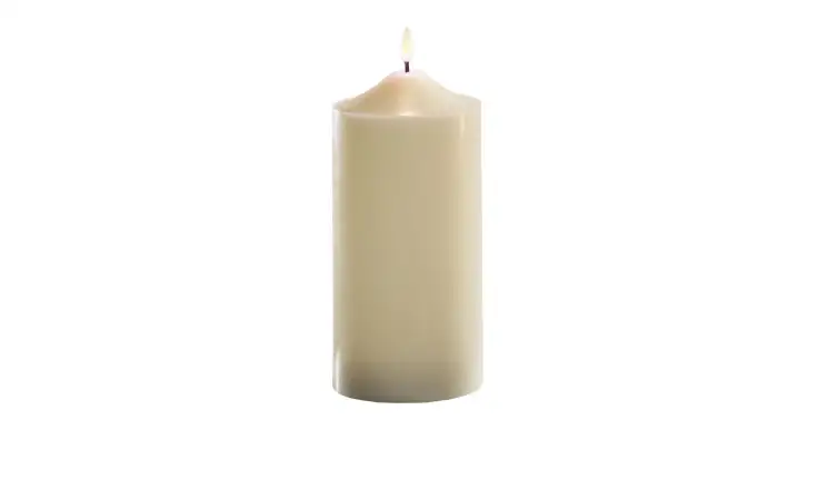LED-Echtwachskerze 23,5 cm