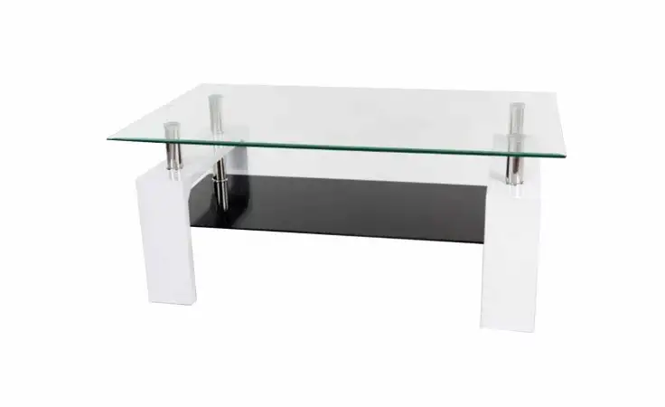 Couchtisch mit Glasplatte Malta