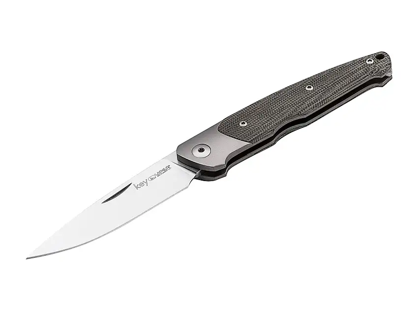 Key Bolster Green Canvas Micarta