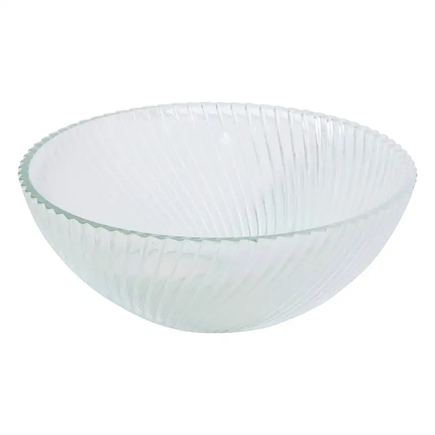Salatschüssel "Odyssee" Glas, D.24 cm, Transparent