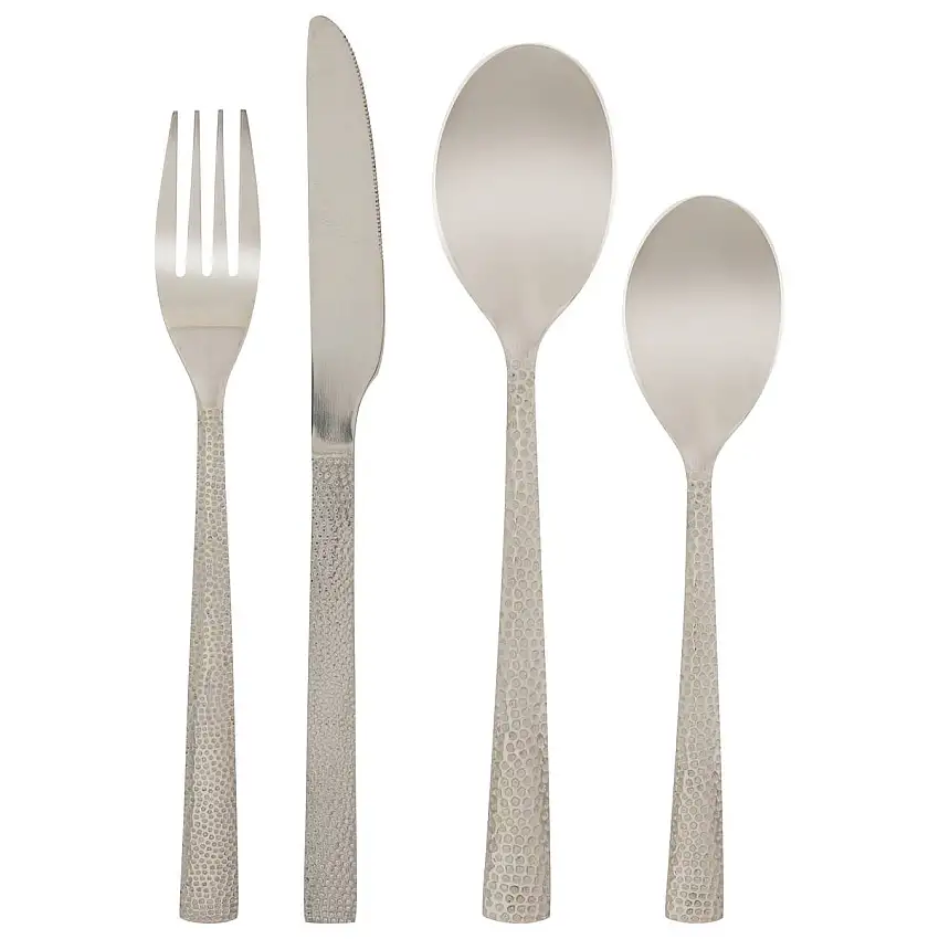 24-teiliges Besteckset "Lira" Edelstahl, Silber