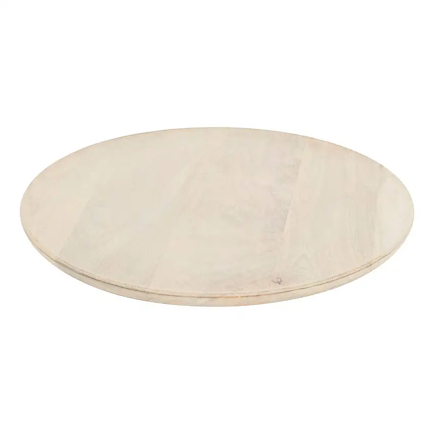 Präsentationsteller "Mangobaum" Mango, D.37 cm, Beige
