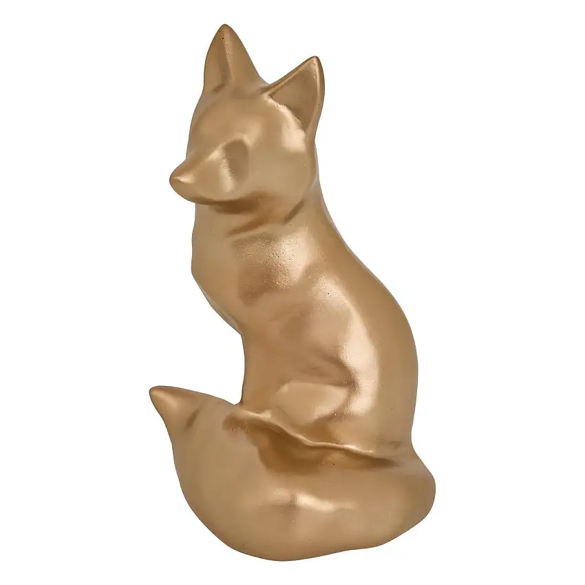 Fuchsfigur "Herbst" Bronze, 16x14 cm