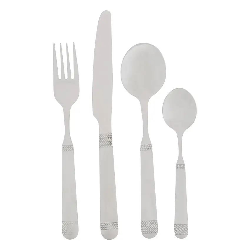 Besteckset „Sacha“ Edelstahl, Silber