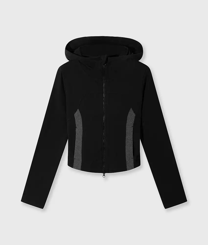 10 Days - Schmaler Hoodie black