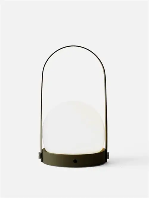 Audo Copenhagen Carrie LED Lampe Portable Ø: 13,5 cm - Oliven