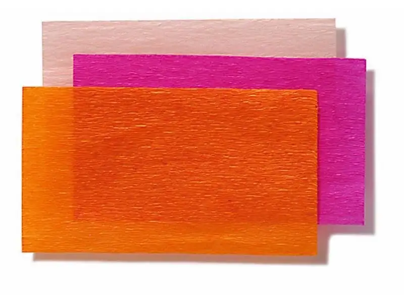Bastelkrepp-Papier Rollen, farbig