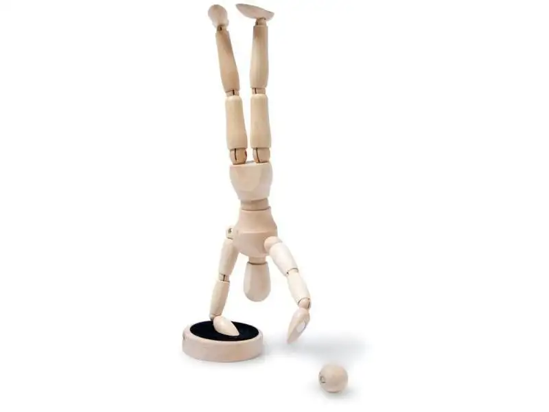 Modellpuppe Holz, magnetisch online