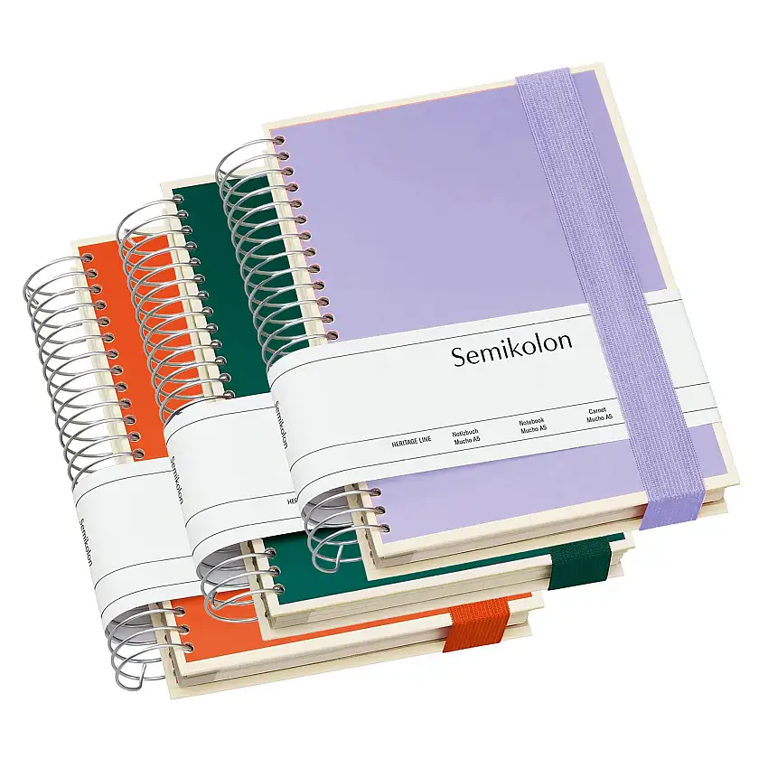 Semikolon Spiral-Notizbuch Mucho