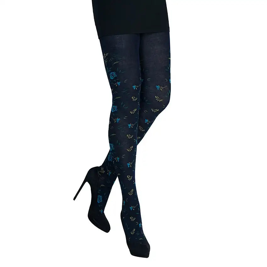 Crönert Damen Strumpfhose Pias Rosen marine