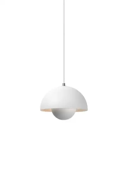 &Tradition Blumentopf VP1 Pendelleuchte Ø: 23 cm - Mattweiß