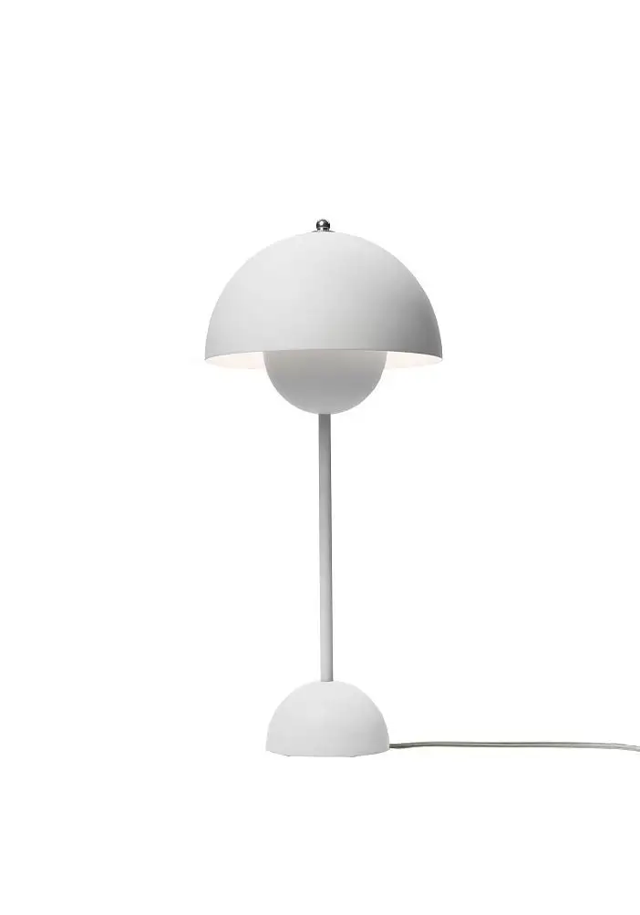 &Tradition Blumentopf VP3 Bordlampe H: 50 cm - Matt Hellgrau
