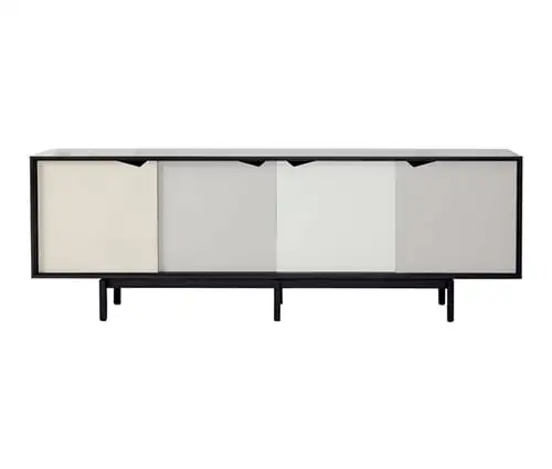 Andersen Furniture S1 Beistelltisch L: 200 cm – Schwarz gebeizte Eiche