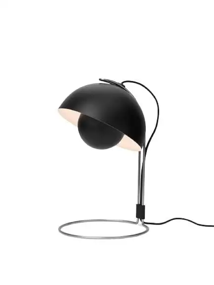 &Tradition Blumentopf VP4 Bordlampe H: 35,9 cm - Matt Schwarz