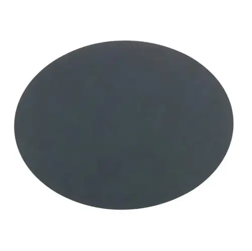 LindDNA Tischset Oval L 35x46 cm - Softbuck dunkelgrau OUTLET