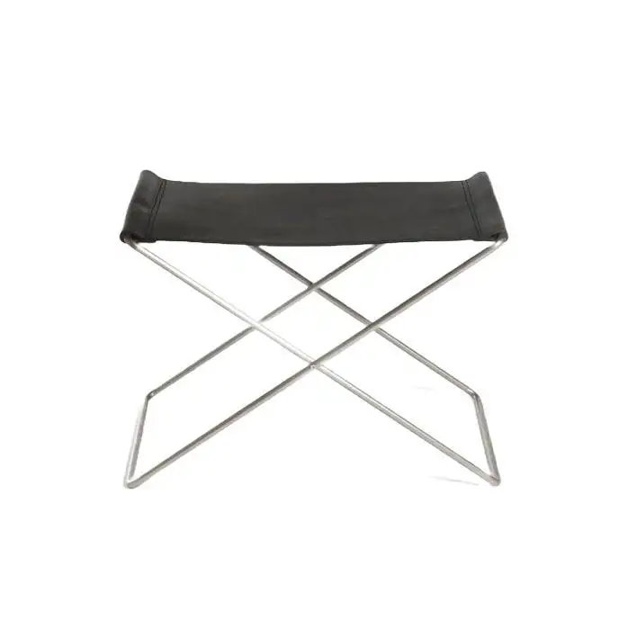 OX Denmarq OX Hocker SH: 42 cm - Edelstahl/Schwarz