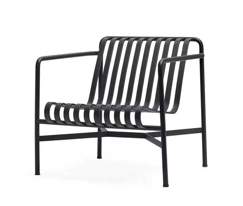 HAY Palissade Lounge Chair Low SH: 38 cm - Anthrazit