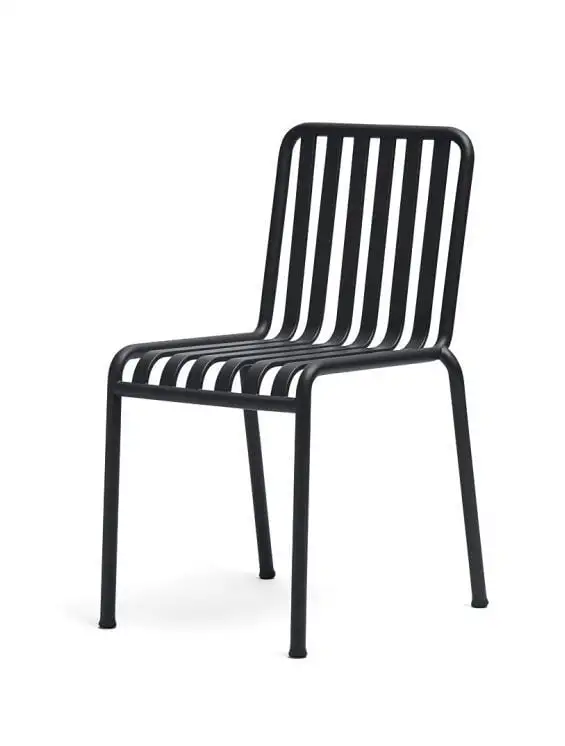HAY Palissade Stuhl SH: 45 cm - Anthrazit