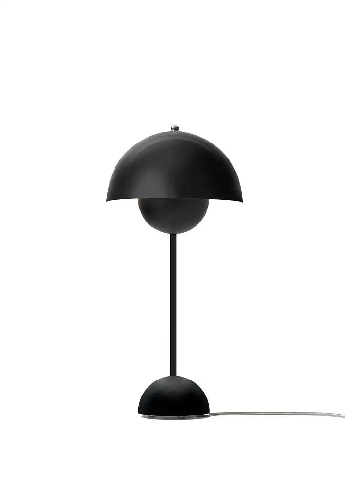 &Tradition Blumentopf VP3 Bordlampe H: 50 cm - Matt Schwarz