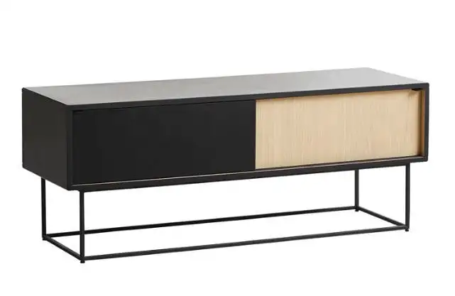 Woud Virka Beistelltisch niedrig 47 x 120 cm – Metall sortieren / Eg