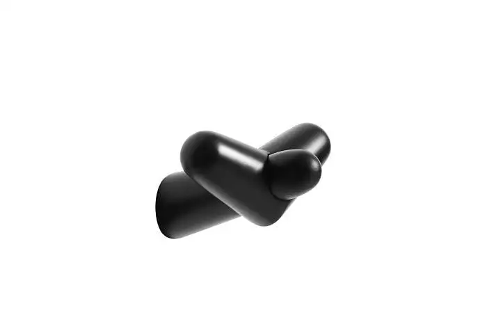 Woud Tail Wing Hook S L: 13 cm - Schwarz OUTLET