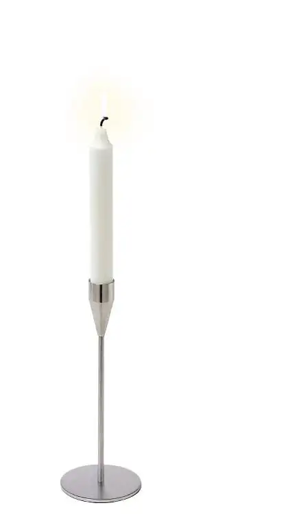 Piet Hein Jupiter Kerzenständer H: 30 cm - Silber