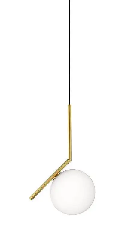 FLOS IC Pendelleuchte S1 Ø: 20 cm - Messing
