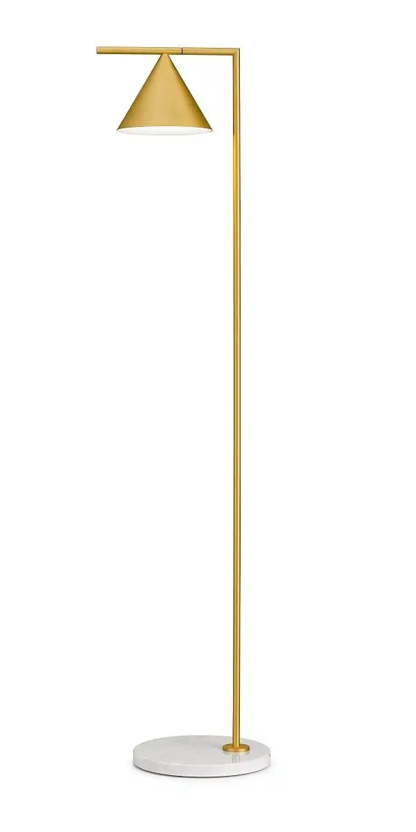 FLOS Captain Flint Stehleuchte H: 153,7 cm – Messing/Marmor