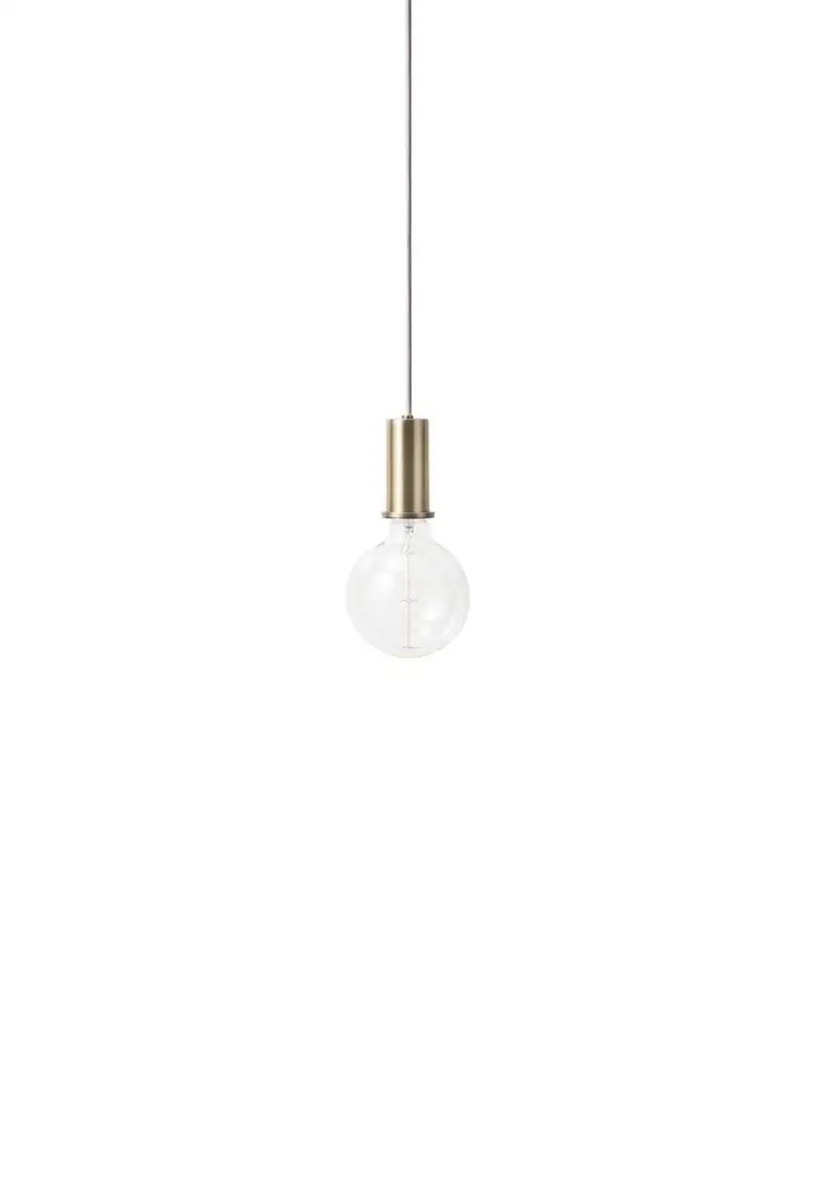 Ferm Living Socket Pendant Low H: 10,2 cm – Messing