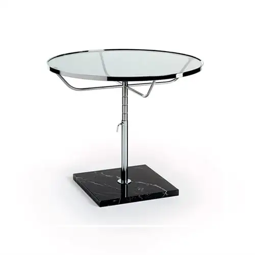 Dux Pronto Couchtisch – Schwarzer Marmor/Rauchglas