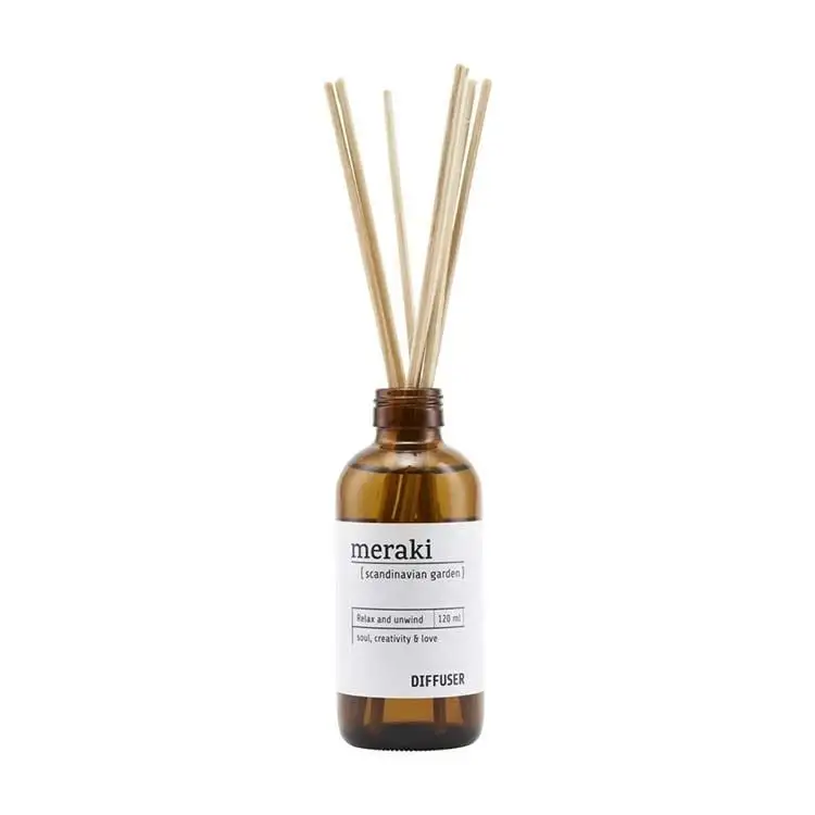 Meraki Dufterfrischer mit 7 Stäbchen – Skandinavischer Garten OUTLET