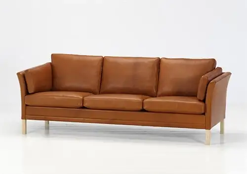 Mogens Hansen MH2225 2,5-Personen-Sofa L: 188 cm – Premium-Leder / Cognac