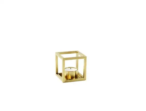 Audo Copenhagen Kubus T Bühne 7x7 cm - Messing