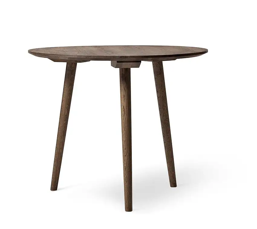 &Tradition SK3 In Between Esstisch Ø: 90 cm – Geräucherte geölte Eiche