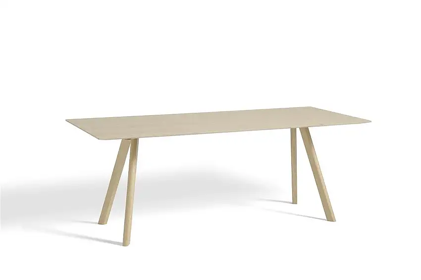 HAY CPH30 Tisch 200 x 90 cm – lackierte massive Eiche/lackiertes Eichenfurnier