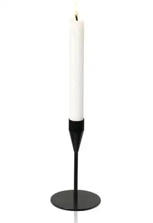Piet Hein Mars Kerzenständer H: 15 cm - Schwarz