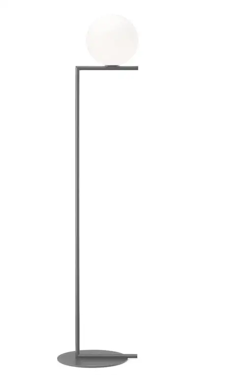 Flos IC Lights Stehleuchte F1 H: 135 cm - Schwarz