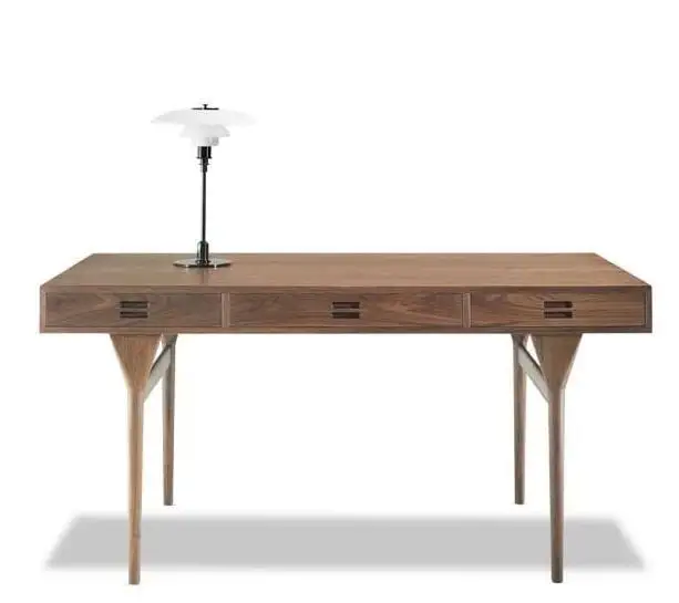 Snedkergaarden Nanna Ditzel ND93 Schreibtisch mit 3 Schubladen B: 145 cm – Walnuss