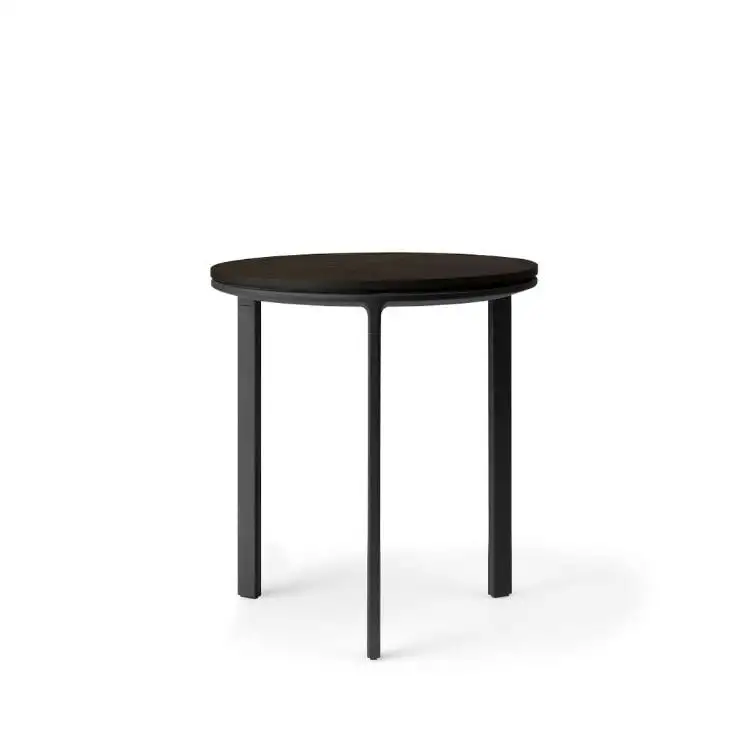 Vipp 421 Beistelltisch Ø: 40 cm – Räuchereiche/Furnier