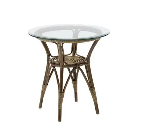 Sika-Design Tony Beistelltisch Ø: 60 cm - Antikbraun