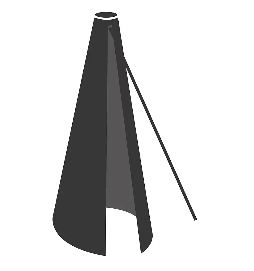 Cane-line Outdoor Cover 7 Til Sonnenschirm 220 x 48 cm – Schwarz