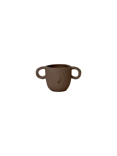 Ferm Living Mus Tischlampe Klein H: 9 cm - Rotbraun OUTLET