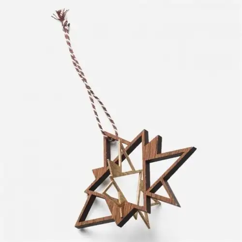 The Oak Men Twinkle Mini H: 8 cm - Dunkle Eiche / Messing OUTLET