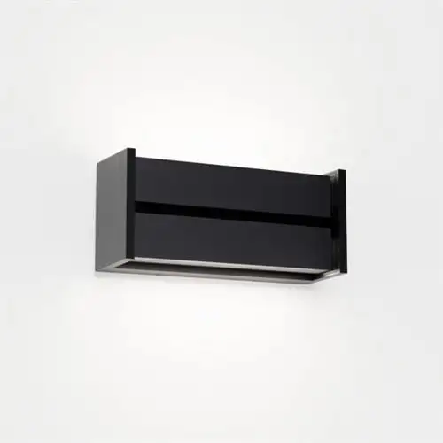 Lampefeber Slat Outdoor Wandleuchte - Schwarz