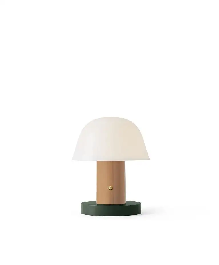 &Tradition Setago JH27 Tischleuchte H: 22 cm - Nude & Forest