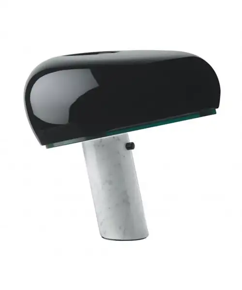 Flos Snoopy Tischleuchte H: 36,9 cm – Schwarz